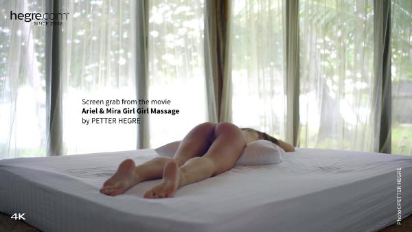 Screen grab #1 from the movie Ariel And Mira Girl Girl Massage