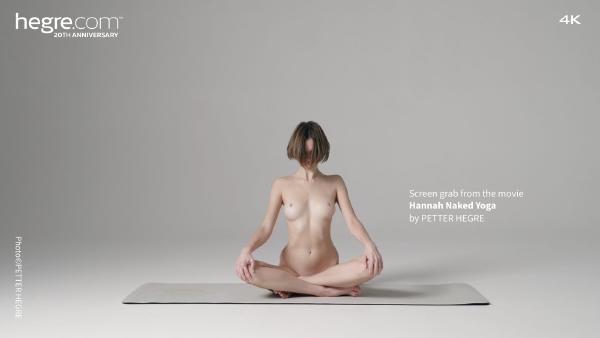 Screen grab #1 from the movie Hannah Naked Yoga