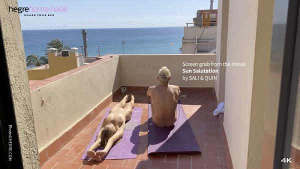 Screen grab #7 from the movie Sali and Quin Sun Salutation