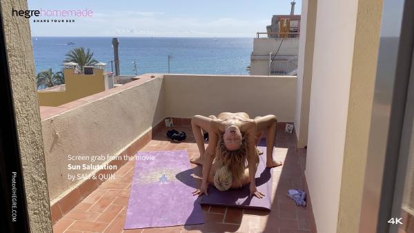 Screen grab #3 from the movie Sali and Quin Sun Salutation