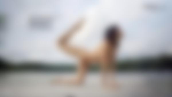 Screen grab #10 from the movie Uliana Nude Yoga