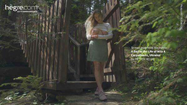 Captura de tela #5 do filme Um dia na vida de Mila A, Cárpatos, Ucrânia