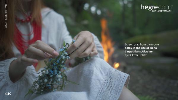 Screen grab #4 from the movie A Day In The Life of Tiana, Carpathians, Ukraine