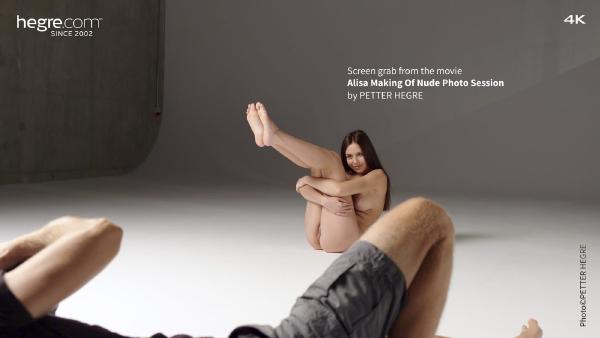 Captura de tela #7 do filme Sessão de fotos do Making Of Nude de Alisa