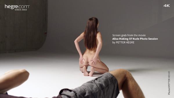 Captura de tela #3 do filme Sessão de fotos do Making Of Nude de Alisa