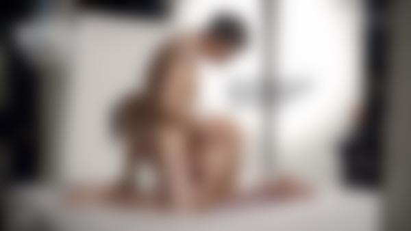 Screenshot #11 dal film Anna L. La realizzazione del film Cum inside me