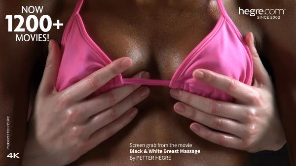 Schermopname #3 uit de film Zwart-witte borstmassage