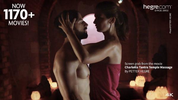 Kuvakaappaus #3 elokuvasta Charlotta Tantra -temppelihieronta