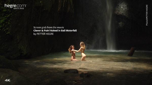 Screen grab #6 from the movie Clover and Putri Naked In Bali Waterfall