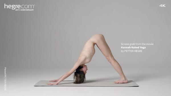 Screenshot #3 dal film Hannah yoga nudo