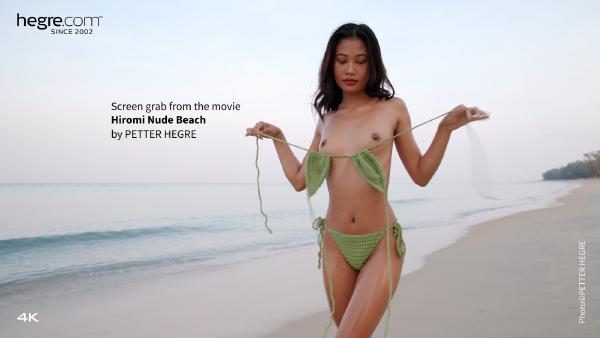 Ekrāna paņemšana #4 no filmas Hiromi kail pludmale