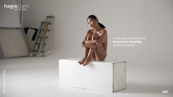 Skärmgrepp #1 från filmen Hiromi nakenmodellering