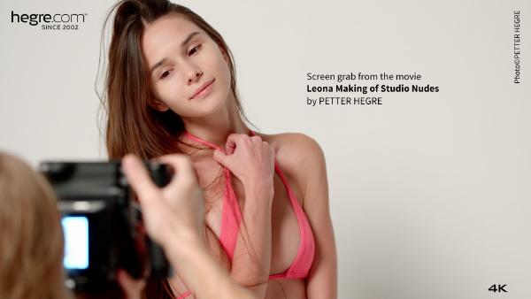 Screen grab #2 from the movie Leona Making of Studio Nudes