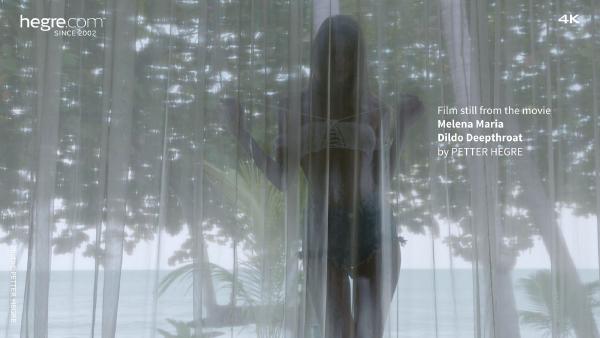 Skärmgrepp #2 från filmen Melena Maria Dildo Deepthroat