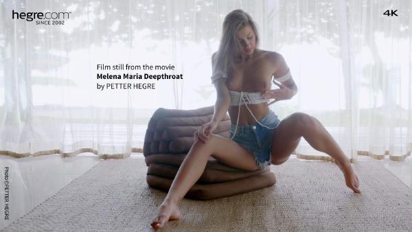 Ekrāna paņemšana #8 no filmas Melēna Marija Dildo Deepthroat