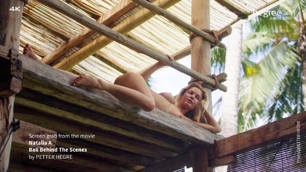 Skärmgrepp #1 från filmen Natalia A Bali bakom kulisserna