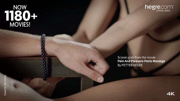 Ekrano paėmimas #1 iš filmo Skausmo ir malonumo varpos masažas