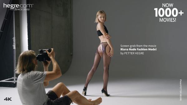Capture d'écran #2 du film Riana modèle nu de mode