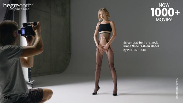 Capture d'écran #4 du film Riana modèle nu de mode