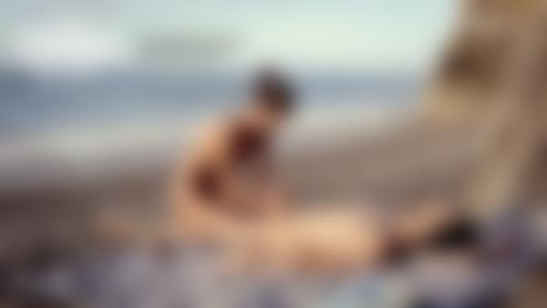 Skärmgrepp #9 från filmen Tantrisk strandmassage