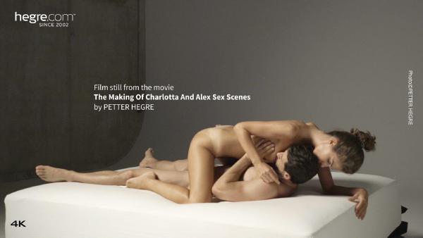 Skærmgreb #2 fra filmen Fremstillingen af Charlotta og Alexs sexscener