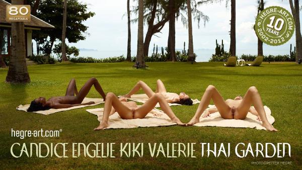 Candice Engelie Kiki Valerie jardim tailandês