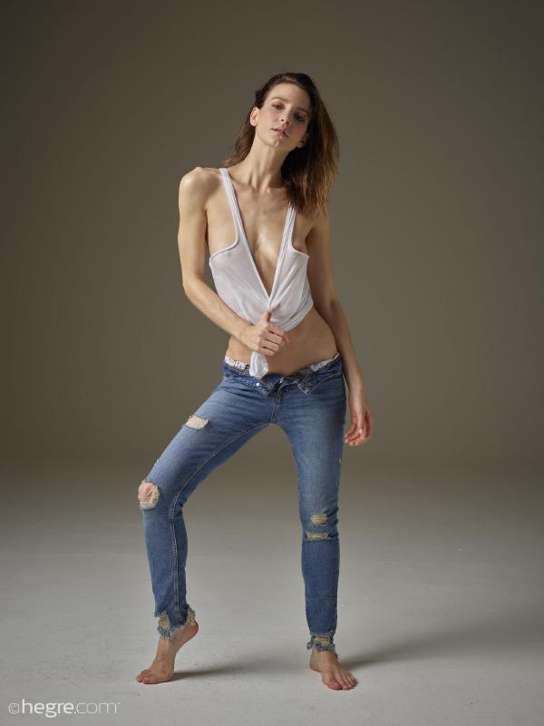 Billede #4 fra galleriet Flora jeans